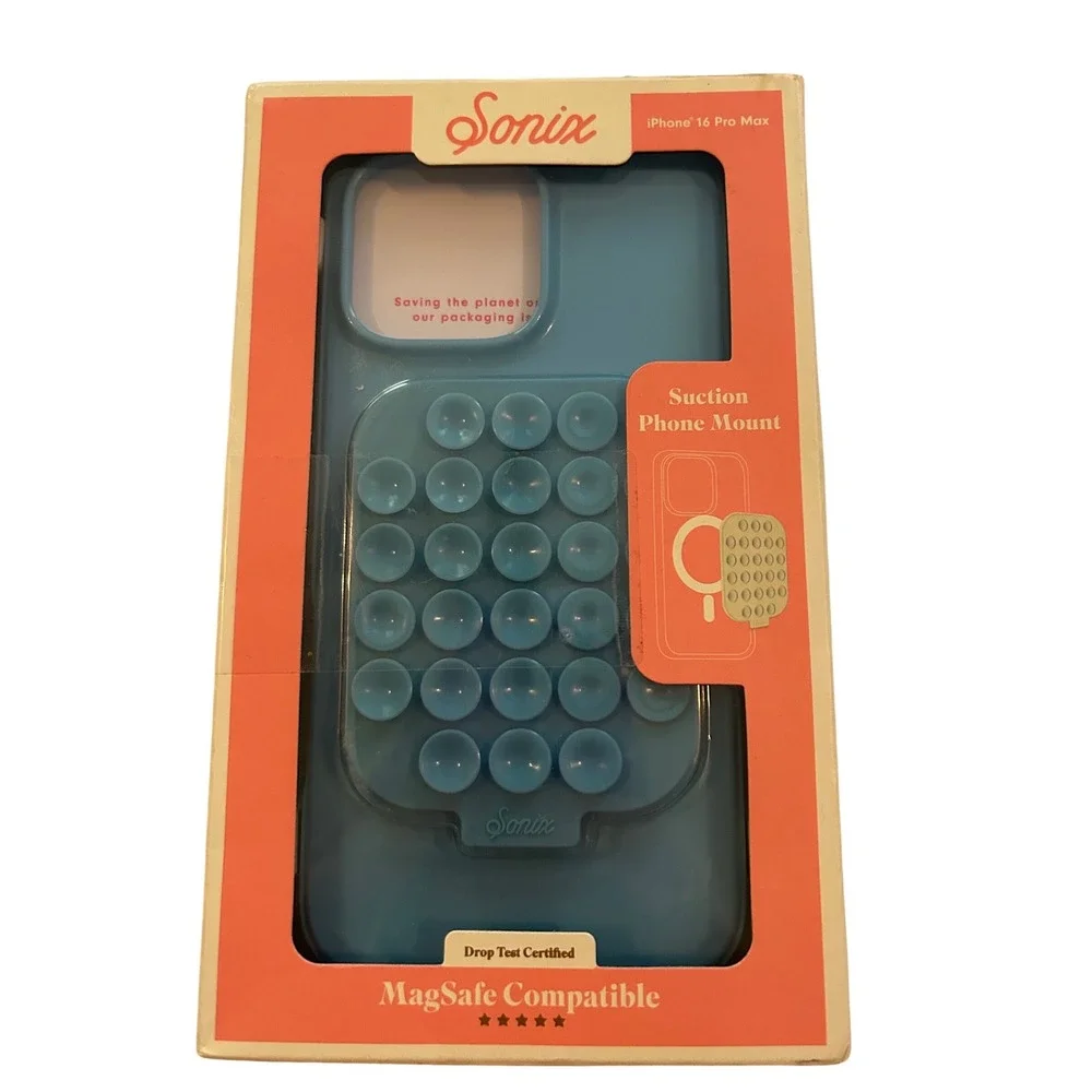 Sonix iPhone‎ 14 Pro Max Suction Phone Mount Case Light Blue